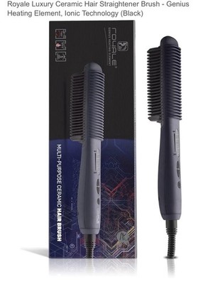 Royale Multi-Purpose Ceramic Hair Brush   Professional Heated Styling Tool