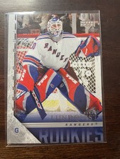 2005 Upper Deck #216 Henrik Lundqvist Young Guns NY Rangers Rookie Card RC Nice. rookie card picture