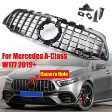 Kühlergrill Sport Grill chrom für Mercedes A Klasse W177 ab 2019 Panamericana Kühlergrill Sport Grill chrom für Mercedes A Klasse W177 ab 2019 Panamericana