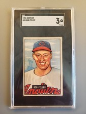 1951 Bowman Bob Feller #30 SGC 3 VG HOF Cleveland Indians – Strong Eye Appeal