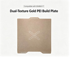 Creality SPARKX i7 Dual-Texture Gold PEI Build Plate 265 301mm