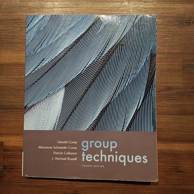 Group Techniques Paperback Corey Gerald Corey Marianne Schneider 9780534612696