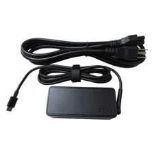 45W USB-C Laptop Replacement Ac Adapter Charger w/ Power Cord For HP