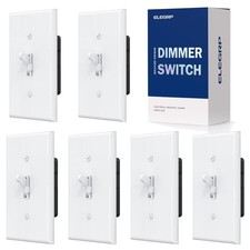 Digital Toggle Dimmer Switch for Dimmable LED, CFL and Incandescent Light Bul...