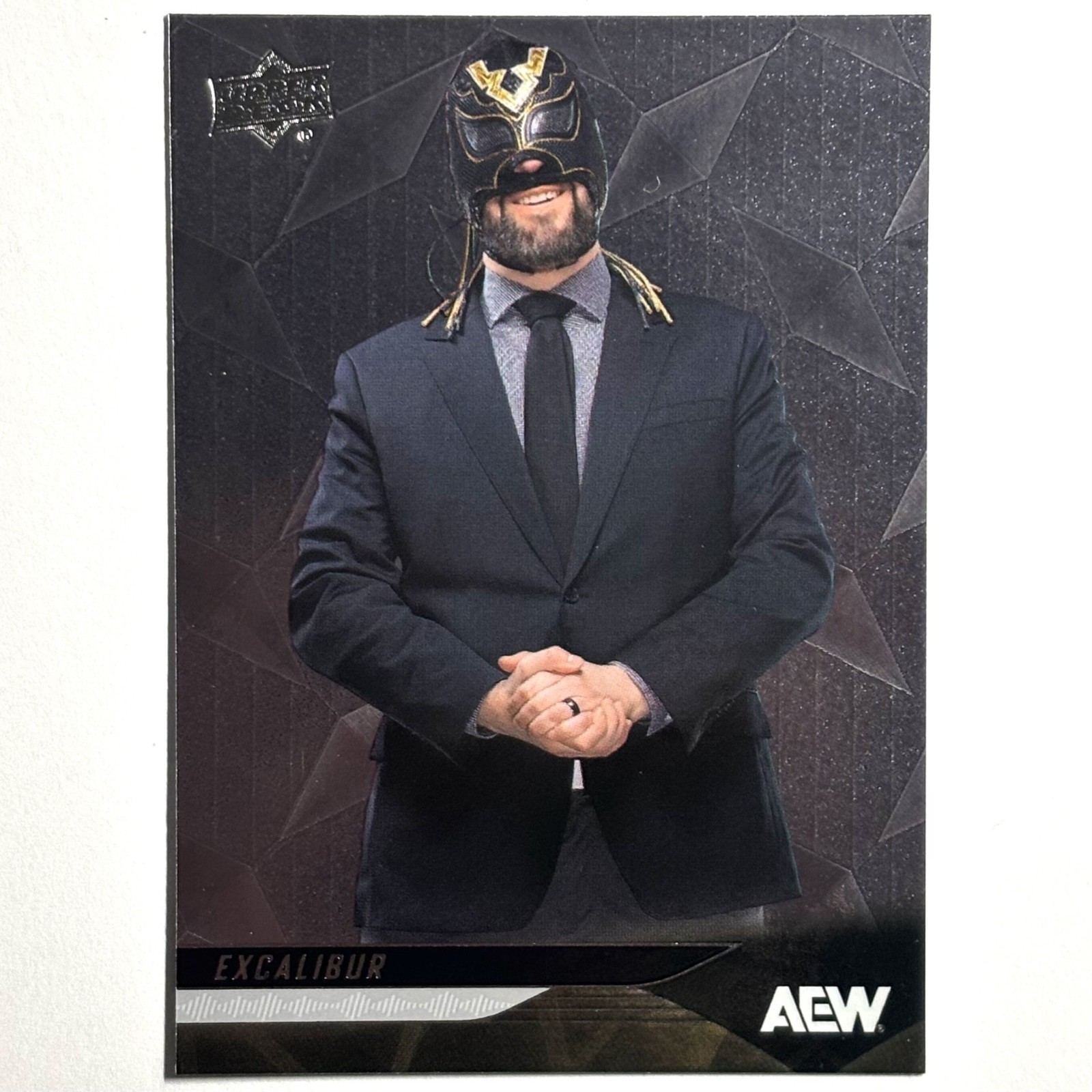 2025 Upper Deck AEW Excalibur Diamond Plate Parallel Card #91