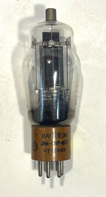 Raytheon JAN-CRP-807 VT-100A Electron Amplifier Radio Vacuum Tube TV7 Tested B85
