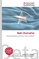 Lambert M. Surhone (U. A.) | Baki (Somalia) | Taschenbuch | Deutsch (2026)