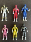 Mighty Morphin Power Rangers Set Of 6 McDonalds 4” Action Figures Vintage 1995