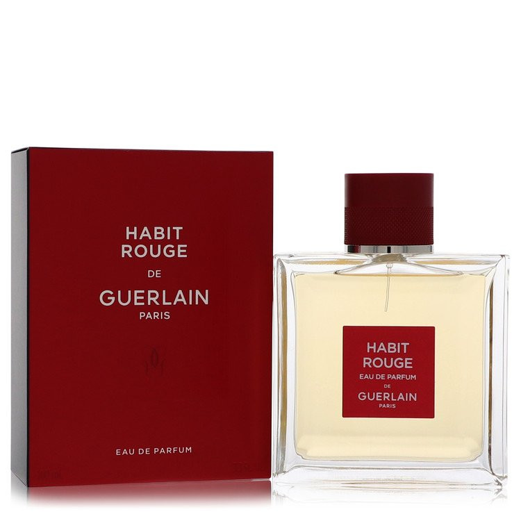 Habit Rouge by Guerlain Eau De Parfum Spray 3.4 oz / e 100 ml
