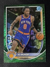 2025-26 Bowman Basketball Chrome Reptilian Green OG Anunoby /99 #BCV-63 Knicks
