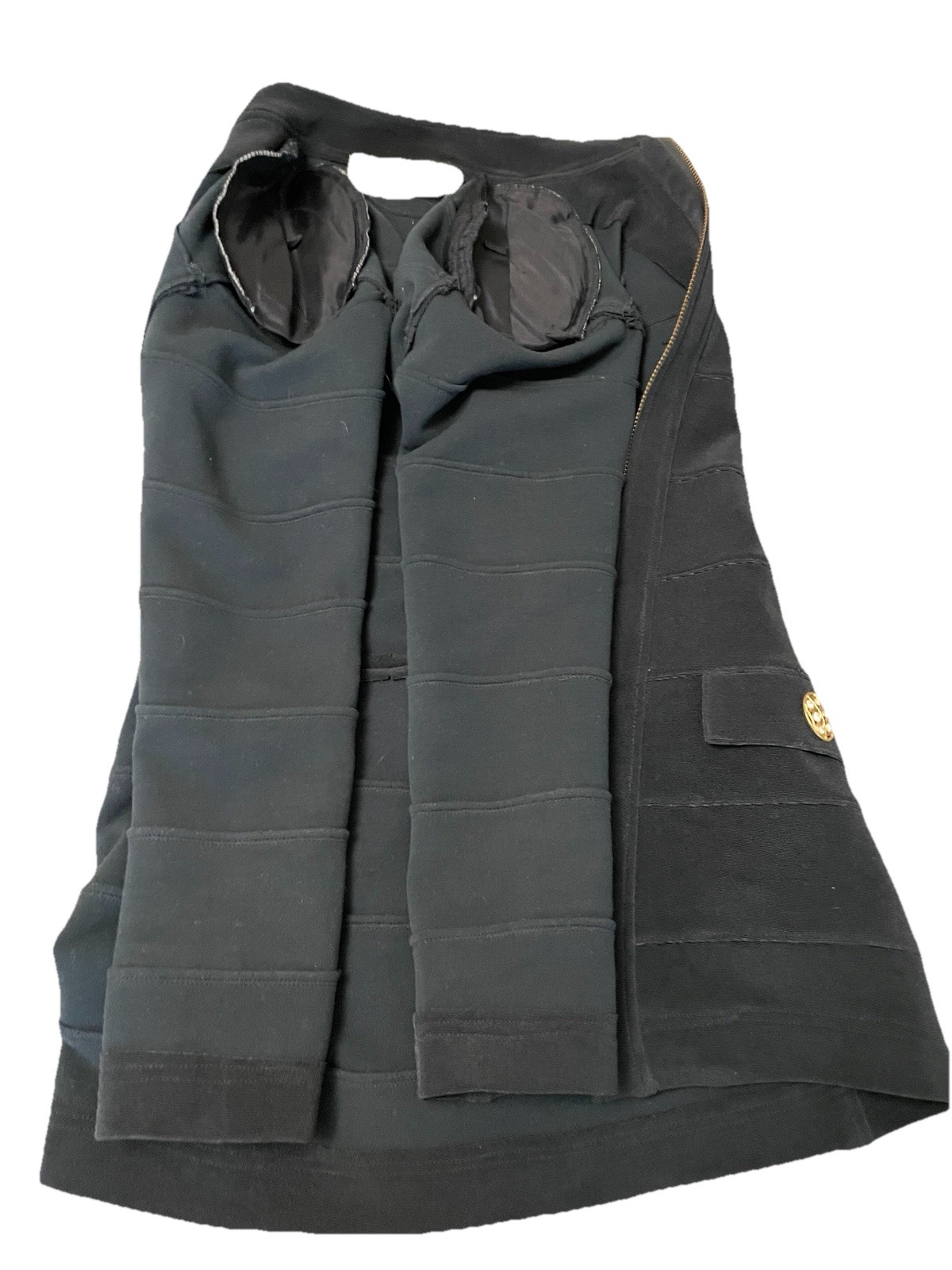 Black Structured Strech Jacket AndSmall-Gold Rhin… - image 7