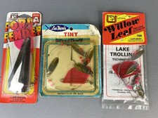 Luhr-Jensen Ford Fender Model A Trolling Willow Leaf Les Davis Tiny FlexiTroll