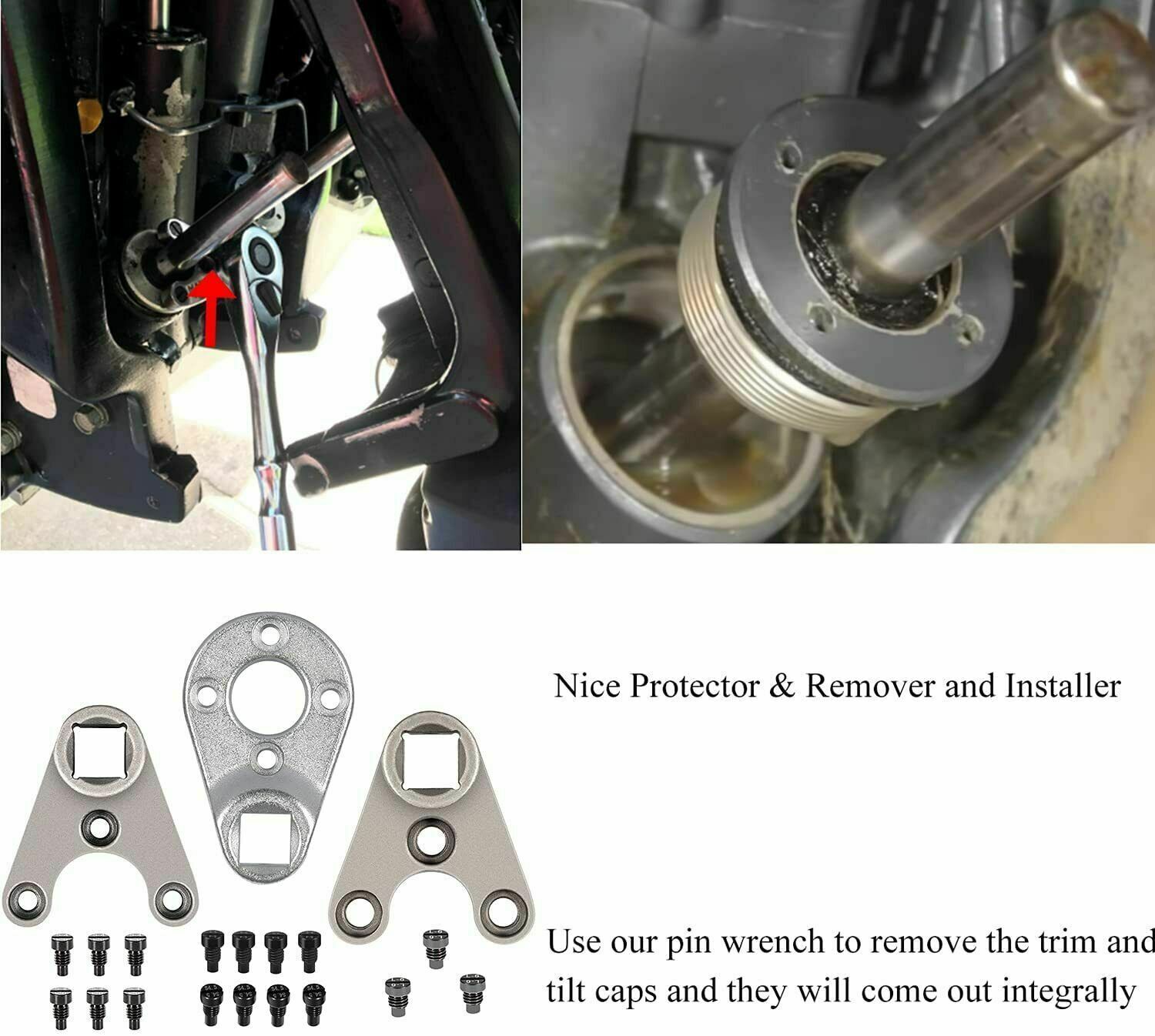 Außenborder Trimm-Werkzeug Set - Schraubenschlüssel Für Suzuki & Johnson
