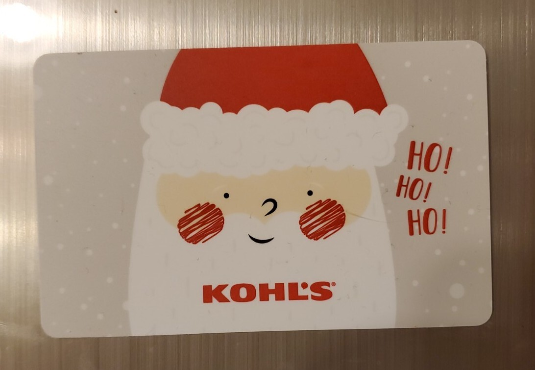 Kohl's gift card no value mint 08 Santa eBay