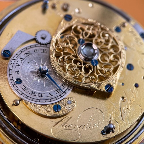 Chevalier et Cochet Quarter Repeater Gold Verge Fusee Swiss Pocket Watch - Picture 19 of 19