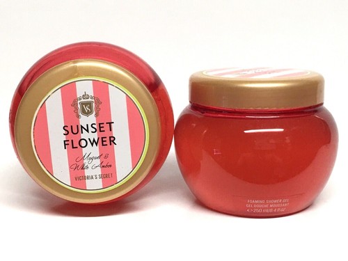 NEW 2 VICTORIA'S SECRET SUNSET FLOWER FRAGRANT FOAMING SHOWER GEL WASH 8.4 FL OZ - Picture 2 of 5