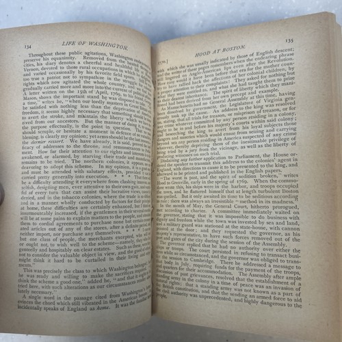 Life of George Wahington by Washington Irving 4 Vols in 1 / Vintage Rebound HC - Imagen 10 de 13
