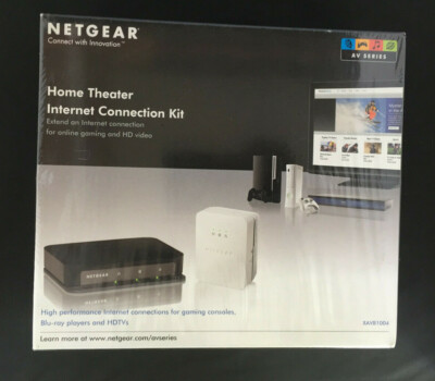 Netgear XAVB1004 Home Theater Internet Connection Kit - New!