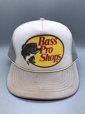 Casquette Snapback Vintage Bass Pro Shop Années 80 - Cummings Marine, Clinton Illinois