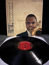 The J. J. Johnson Quintet - J. J. In Person - Columbia Mono Press CL-1161