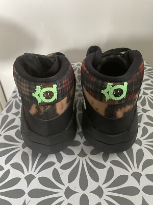 Nike KD13 Bleach Plaid Basketball Sneakers New Black DA0895  display picture 1