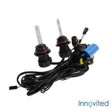 Innovited 55w Hid 9004 9007 5000k Bi Xenon Hilo Replacement Bulbs With Harness
