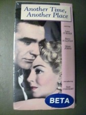 Another Time, Another Place 1958 -BETA TAPE- Drama / War - Lana Turner - NEW