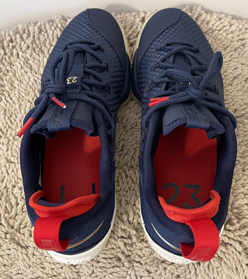 Nike LeBron XIV 14 Low USA, 878636-400, Midnight Blue, Mens Nike LeBron XIV 14 Low USA, 878636-400, Midnight Blue, Mens
