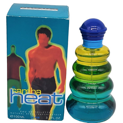 Samba Heat For Men  By Workshop Eau de Toilette  Spray 3.3 fl oz