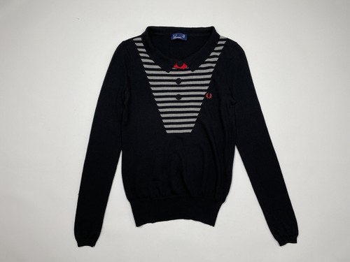 Fred Perry Women Wool Collar Knit 