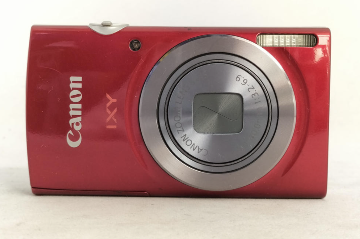 N MINT) Canon Ixy160 Pc2196 Digital Camera Compact RED
