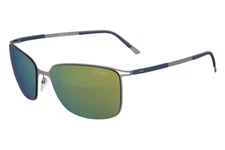 Silhouette Sunglasses Titan Contour Matte Grey green Mi 58-18MM-135MM 8153-6240*