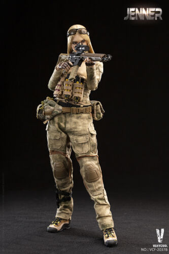 VERYCOOL VCF-2037B Jenner Military Female Soldier Action Figure 1/6 IN STOCK - Picture 3 of 9