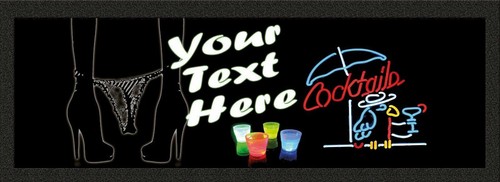 PROFESSIONAL PERSONALISED BAR RUNNERS - hotel cafe menu sign fun Christmas Gift - Picture 27 of 44