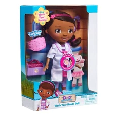 DOC McSTUFFINS Disney Jr WASH YOUR HANDS DOLL SINGING DOLL - NEW