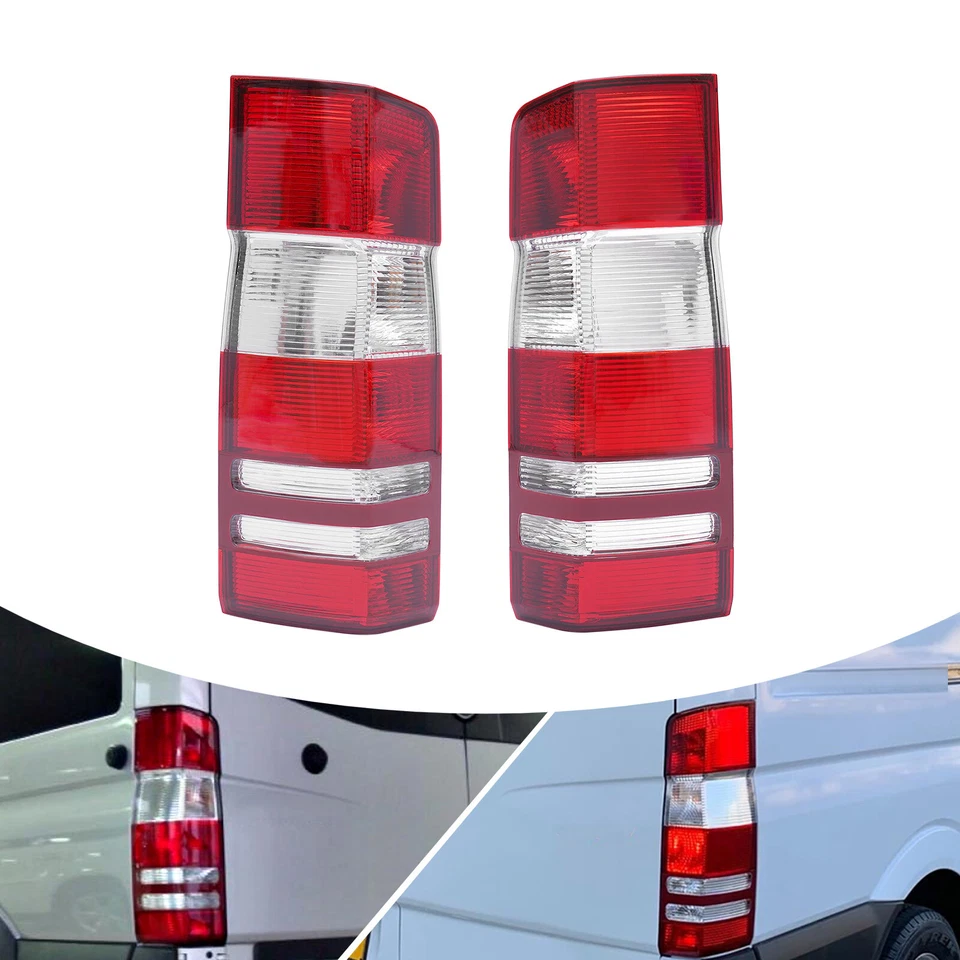 US Pair Tail Lights For Mercedes Benz Sprinter 2500 3500 2007-16 2017 Rear Lamps - Image 3 of 4
