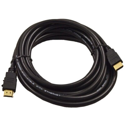 Male HDMI to HDMI 9 Feet AV Cable with Ethernet for HDTV DVD PC 1080p 1080i 4K