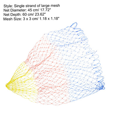 buy fishing net replacement Simms 19" Coated Mesh EGO Replacement Nets make it easy to replace worn and torn net bags for EGO landing nets or any other fishing net with an accommodating hoop size Dr.Fish Fishing Landing Replacement Rubber