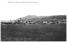 Peaks Knob Virginia Manufacturing Smoke Stack Homes Postcard COPY  #75995