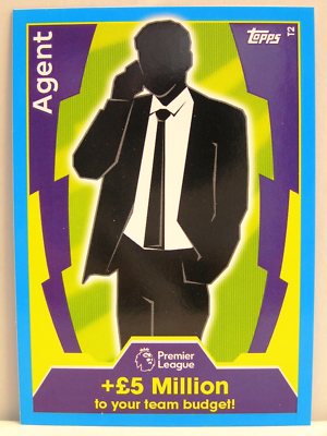 Match Attax 2017/18 Premier League - #T002 Agent - Tactic Card