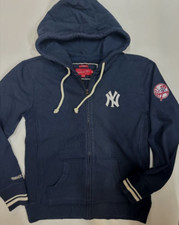 NEW YORK YANKEES WOMANS Mitchell  Ness FULL ZIPP Hoody Sweatshirt NEW SM-LG NEW