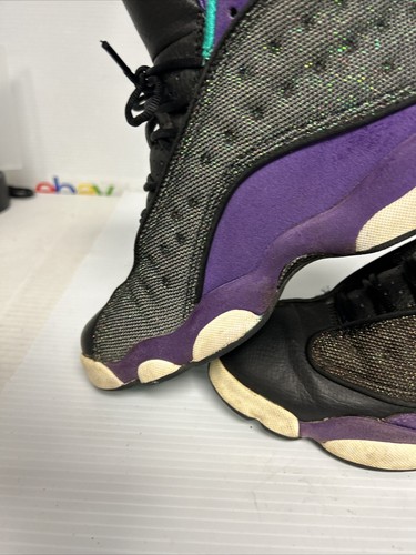 Nike Air Jordan 13 Retro 'Violet Teal' (439358-027) Taglia 5.5Y/7 Donna Così come sono - Foto 16 di 24