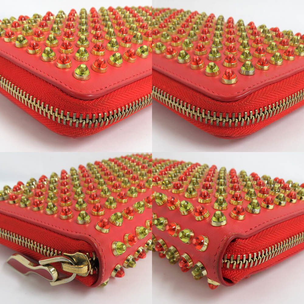 小物 Christian Louboutin Panettone Wallet Panettone - Wallet - Grained calf leather and spikes