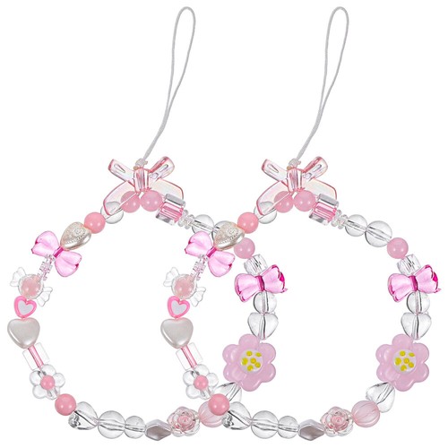 Phone Beaded Charm Phone Charm Strap Anti-lost Phone Chain Phone Wrist Rope - 第 12/12 張圖片