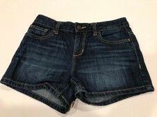 Old Navy Denim Jean Shorts Girls Size 12 Adjustable Waist