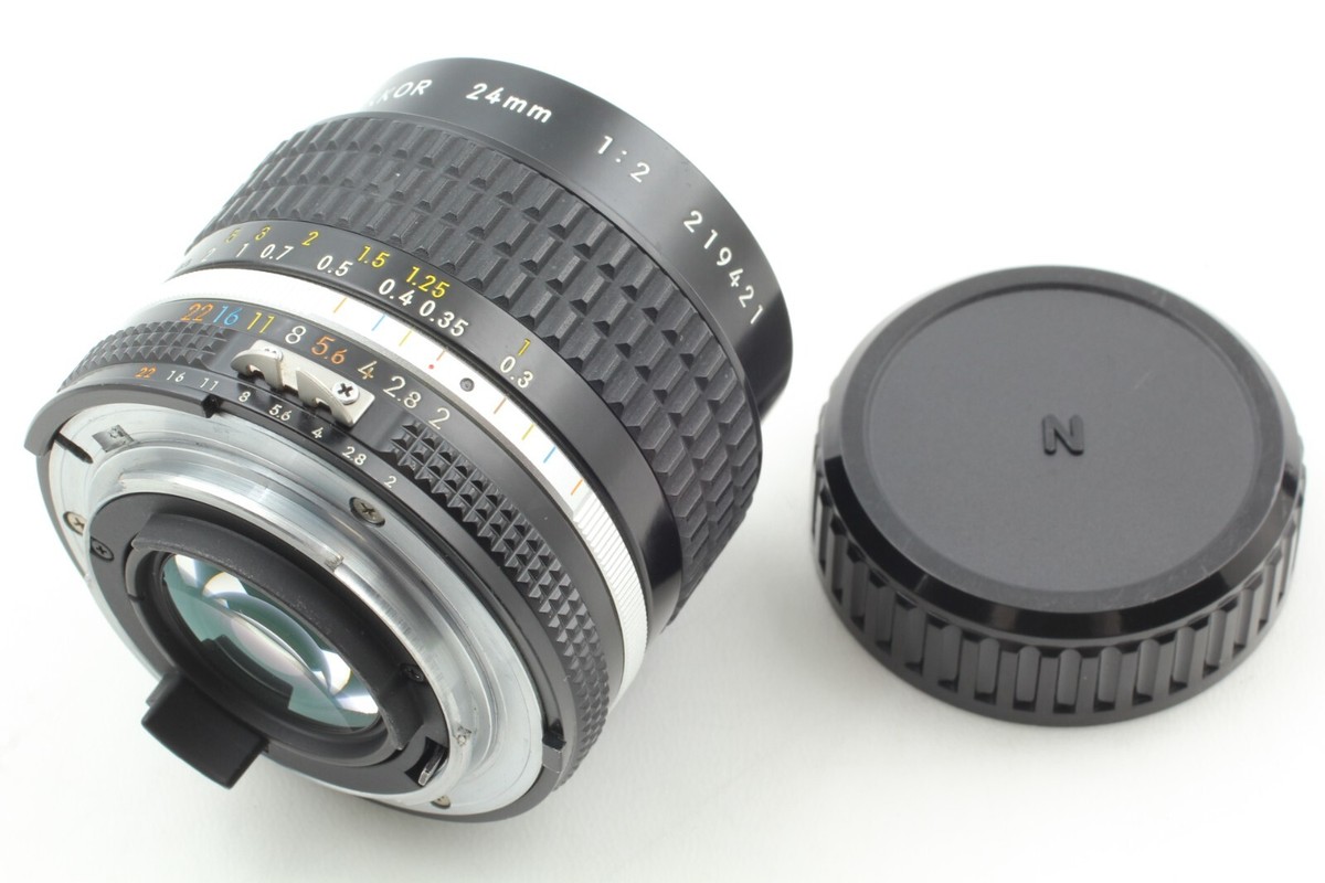 NEAR MINT 】 Nikon Ai-s Ais Nikkor 24mm f/2 Wide Angle MF Lens