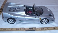 HOT WHEELS 1995 FERRARI F50 1:18 DIECAST CAR MODEL TOY IN SILVER
