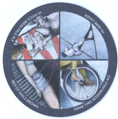Hi-Wire Brewing Beer Coaster Asheville NC