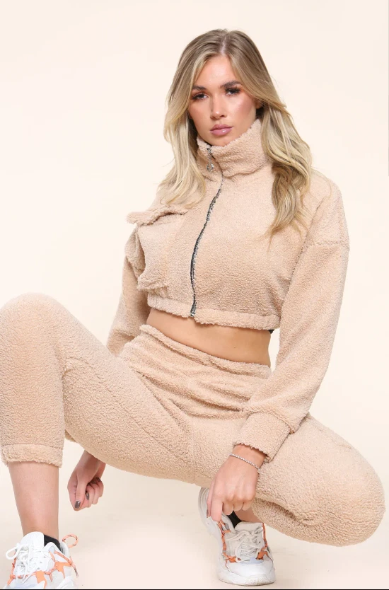 Fluffy hotsell track pants