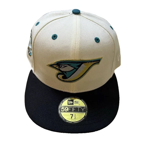 Hat Club Toronto Blue Jays Jungle 30th Season Side Patch New Era 5950 Cap 7 1/2